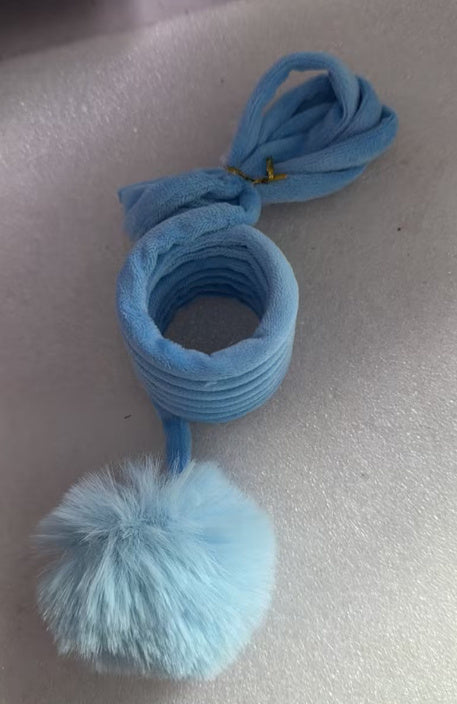 Self-Suction Spring Rabbit Hair Ball Cat Toy