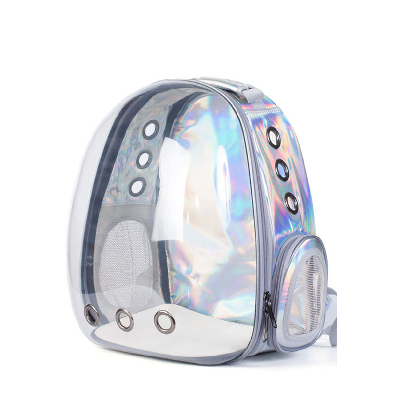 Full-Transparent Cat Space Backpack