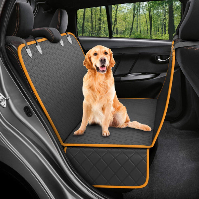 Dog Car Seat Cover with View Mesh