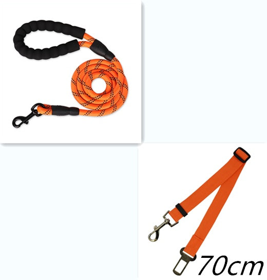 Reflective Dog Leash – Nylon Rope