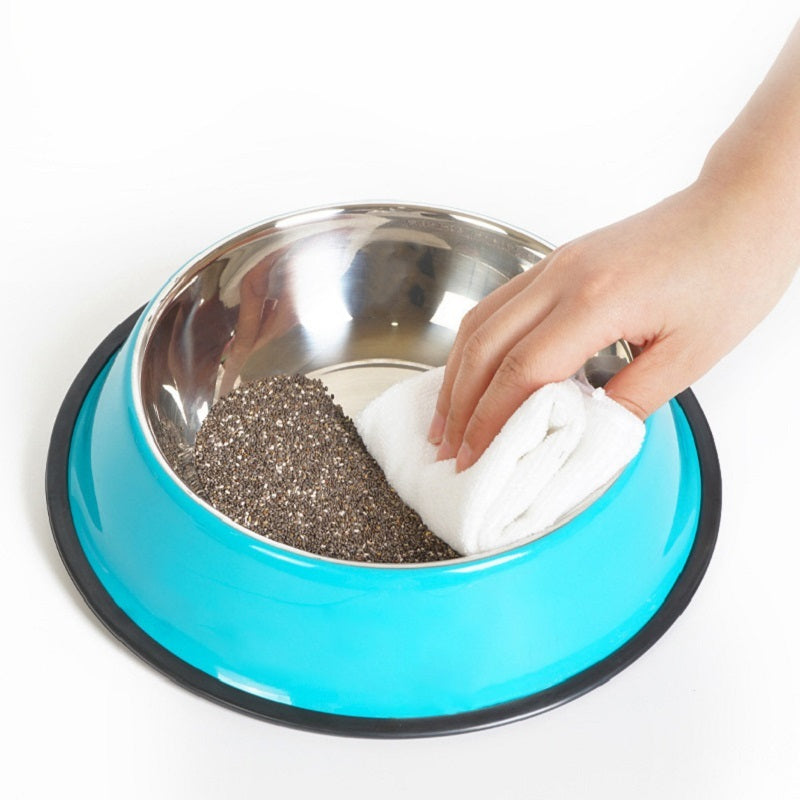Dual Use Stainless Steel Pet Bowl