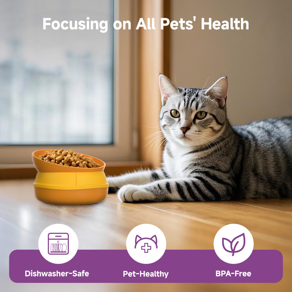 Hamburger-Style Pet Bowl Set