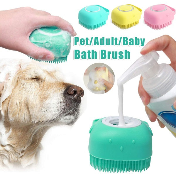 Silicone Pet Bath Brush