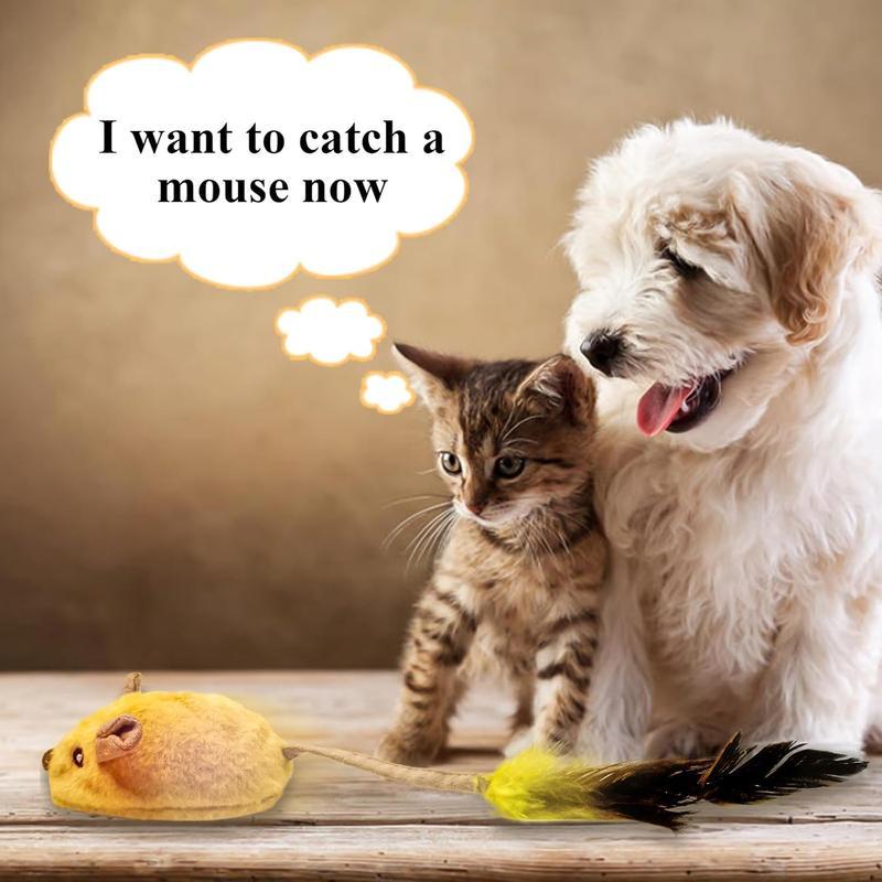 Interactive LED Cat Mouse Toy