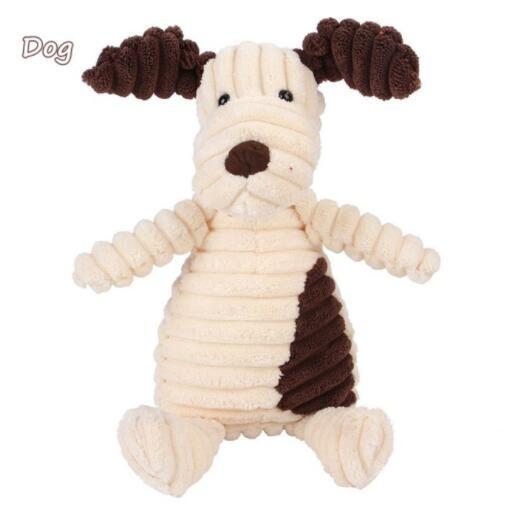 Vocal Animal Plush Dog Toy