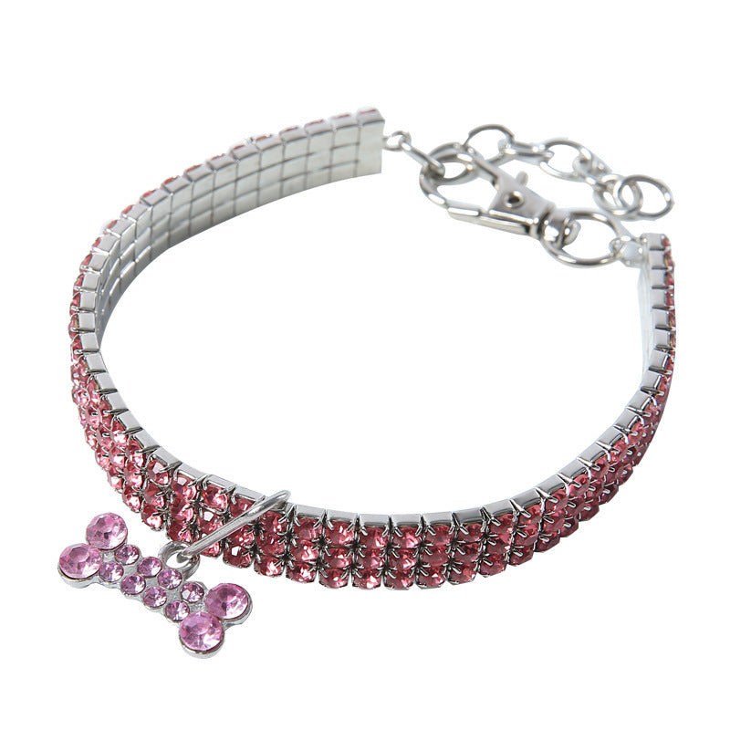 Bling Rhinestone Pet Collar