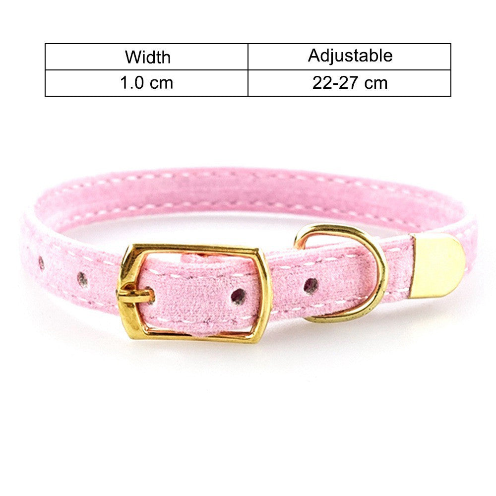 Soft Flocking Cat Collar