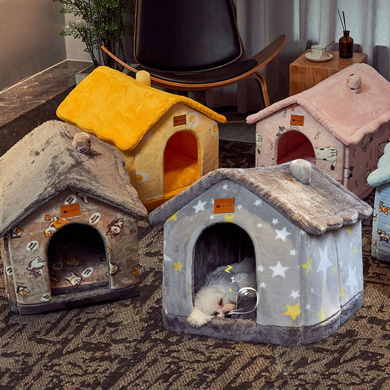 Foldable Winter Pet Villa