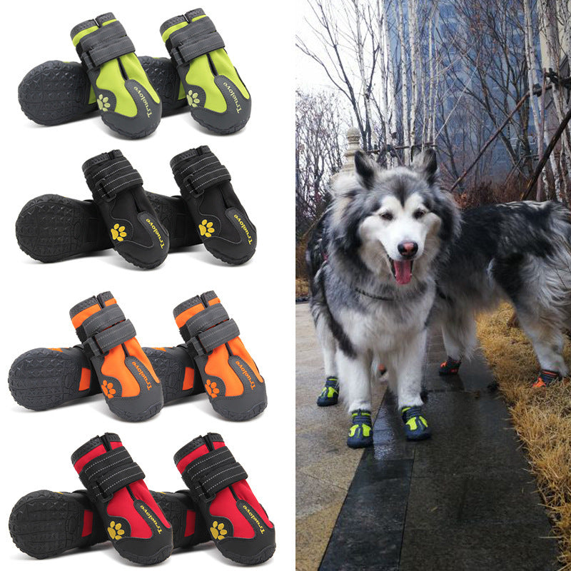 Waterproof Non-Slip Shoes for Large Dogs