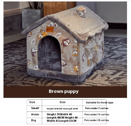 Foldable Winter Pet Villa