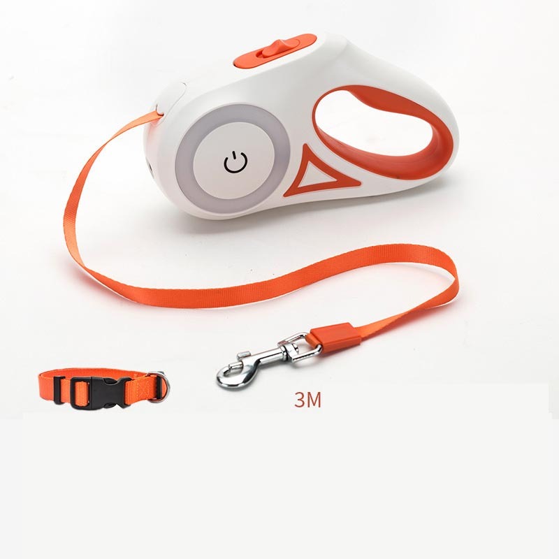 Retractable Dog Leash with Optional Collar