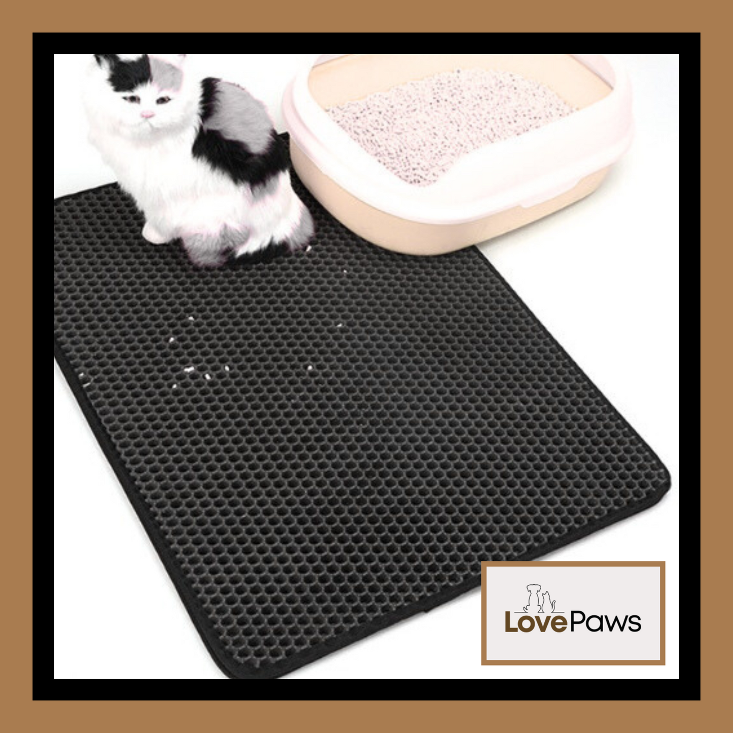 Double-Layer Cat Litter Mat