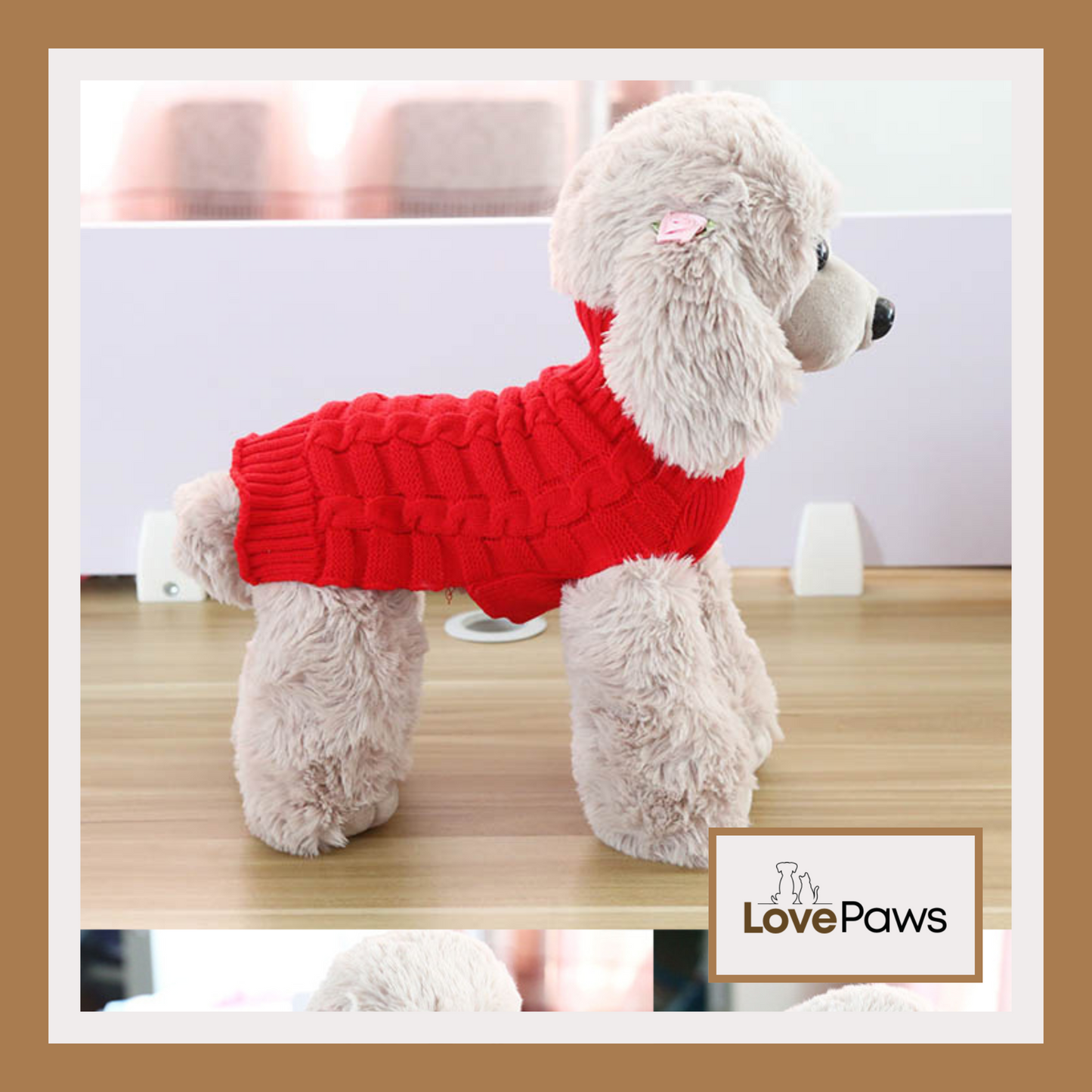 Twisted Rope Pet Sweater