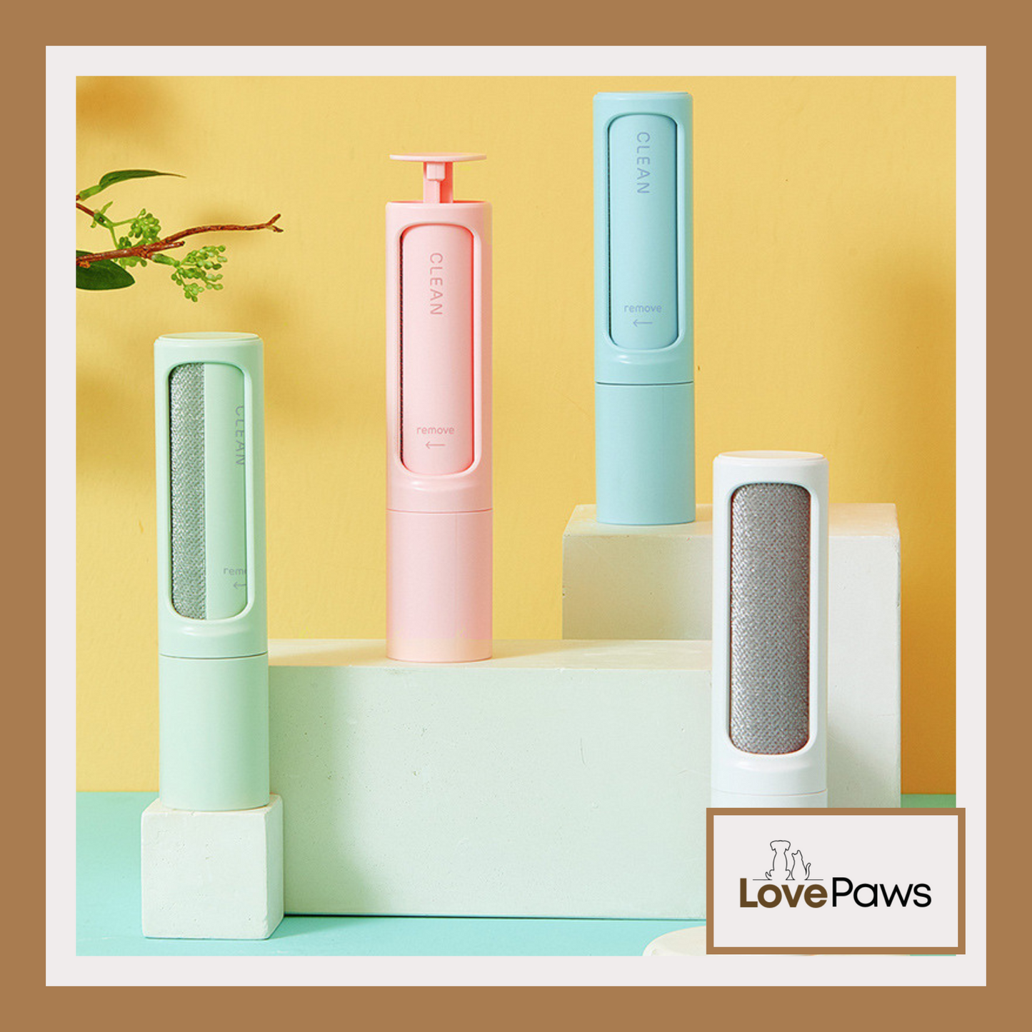 2-in-1 Reusable Pet Hair Remover Brush