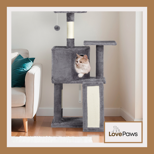 Multi-Level Cat Tree with Scratcher & Condo