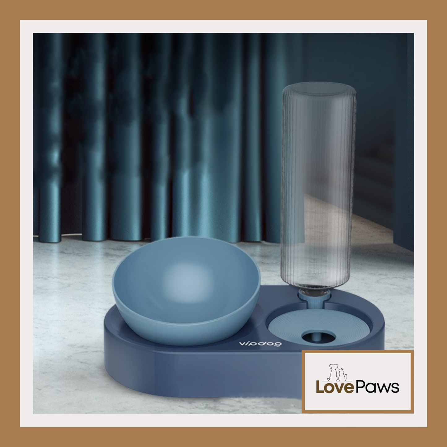 Double Bowl Automatic Pet Feeder