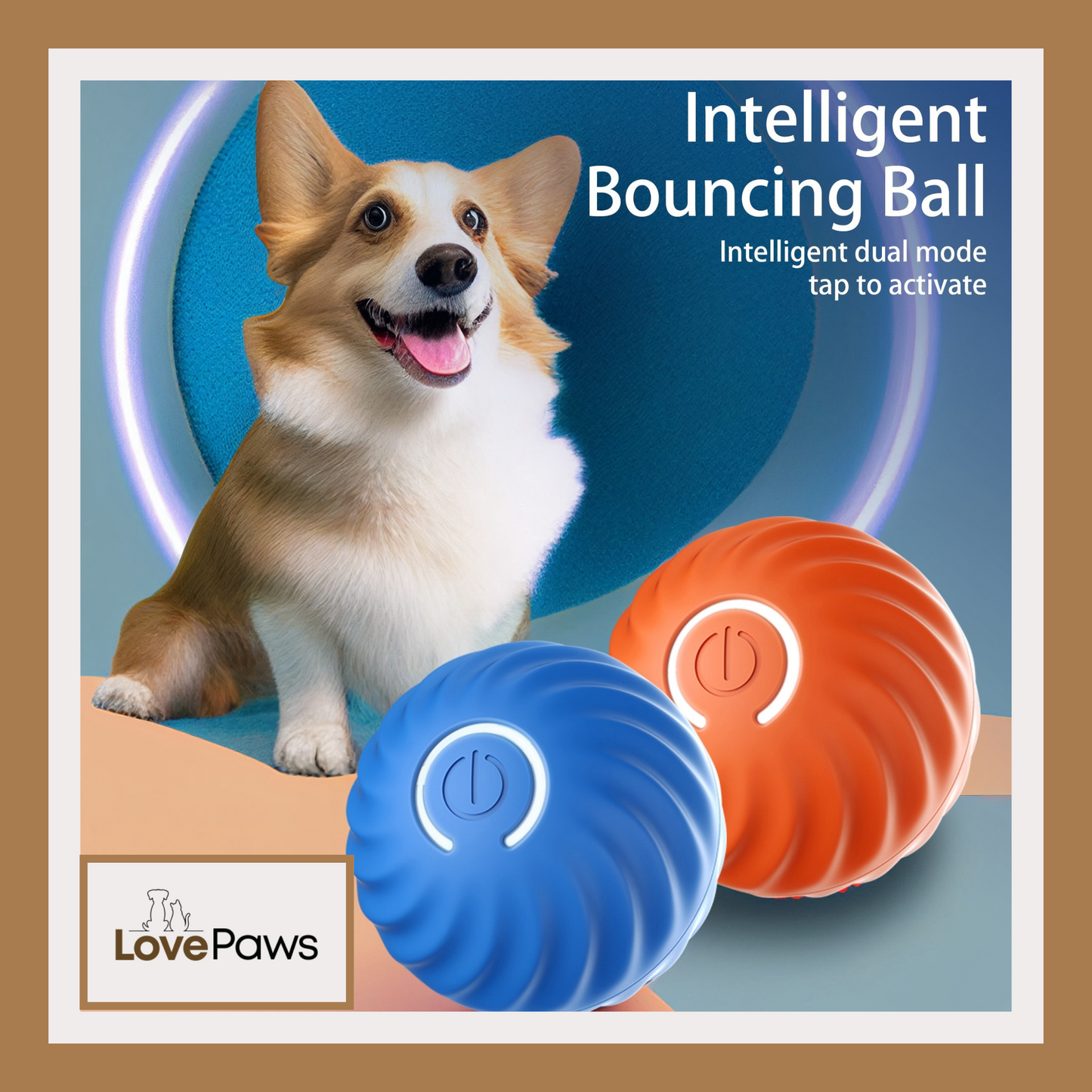 Interactive Bouncing Dog Ball