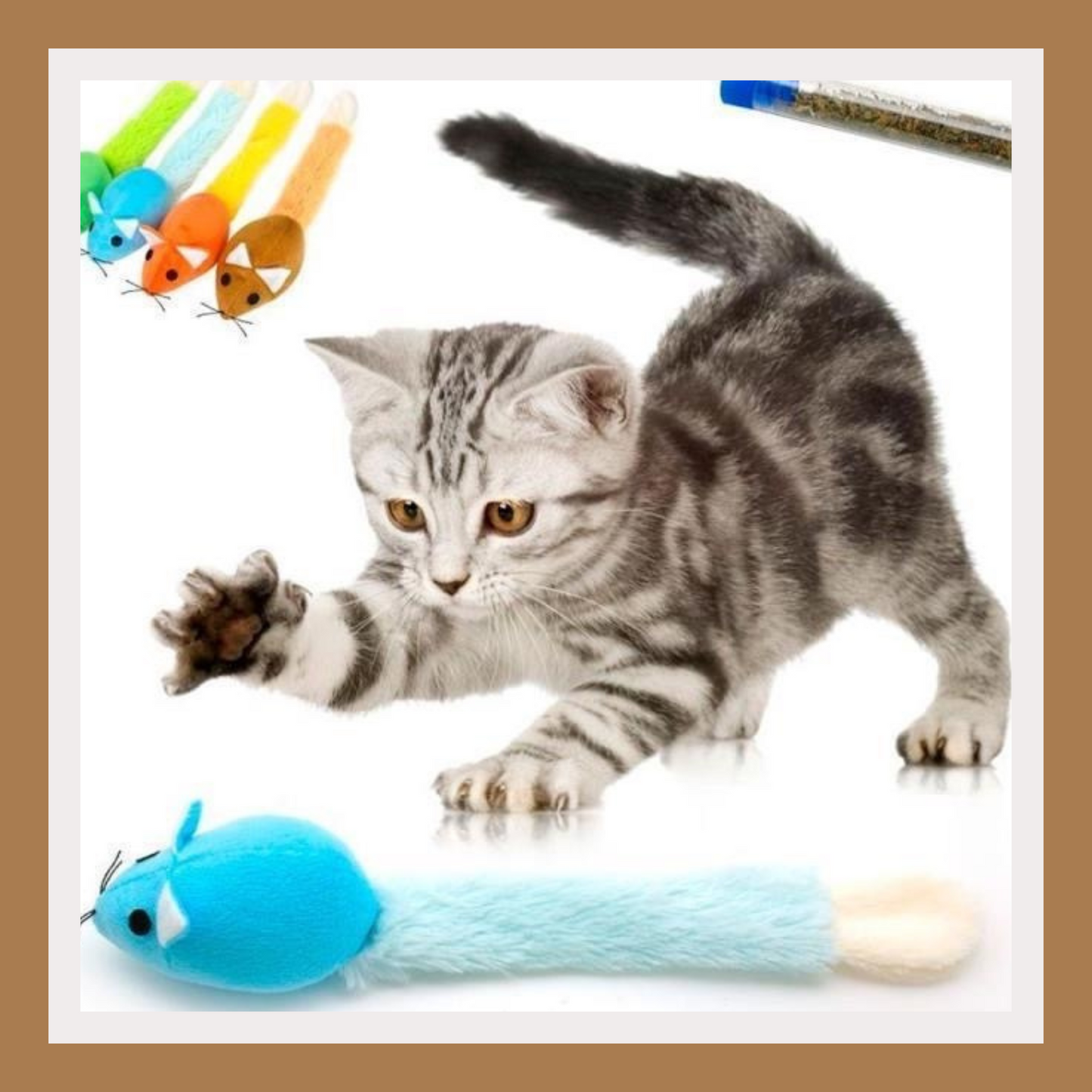 Long Tail Mouse Cat Toy