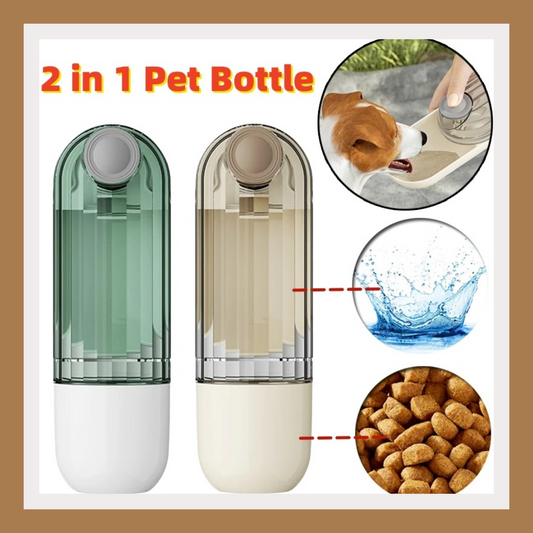 2-in-1 Pet Water & Food Cup
