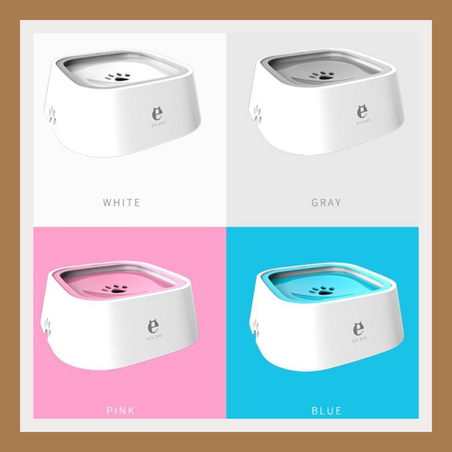 Portable Splash-Proof Dog Bowl