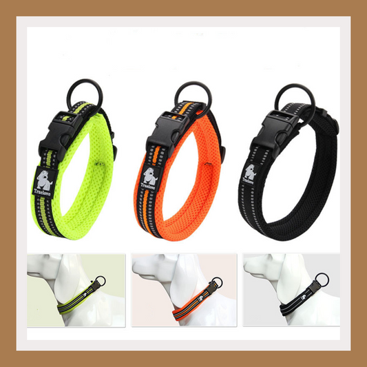 Anti-Strangulation Reflective Dog Collar