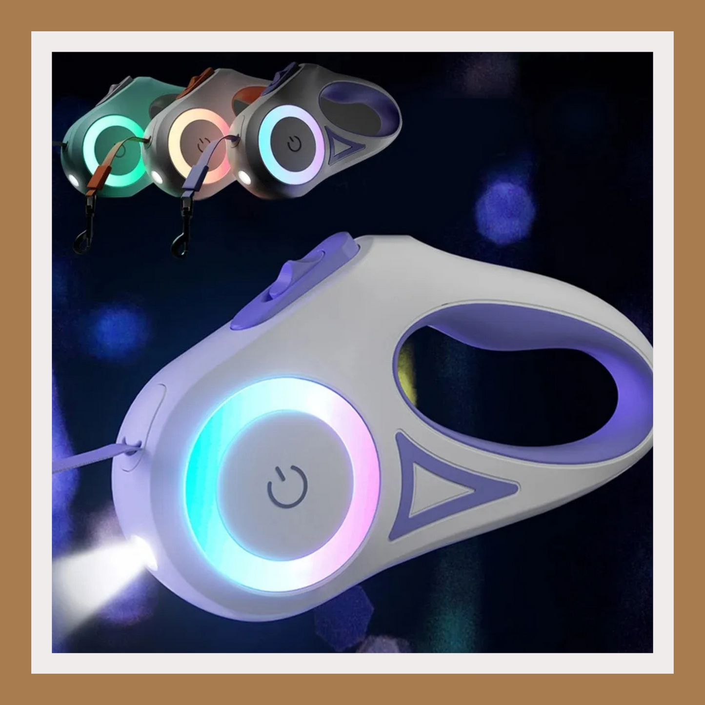 Retractable Pet Leash with LED Light