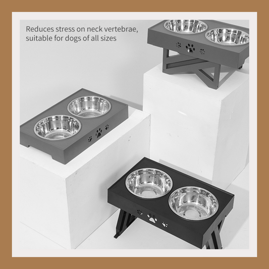 Foldable Stainless Steel Pet Feeder