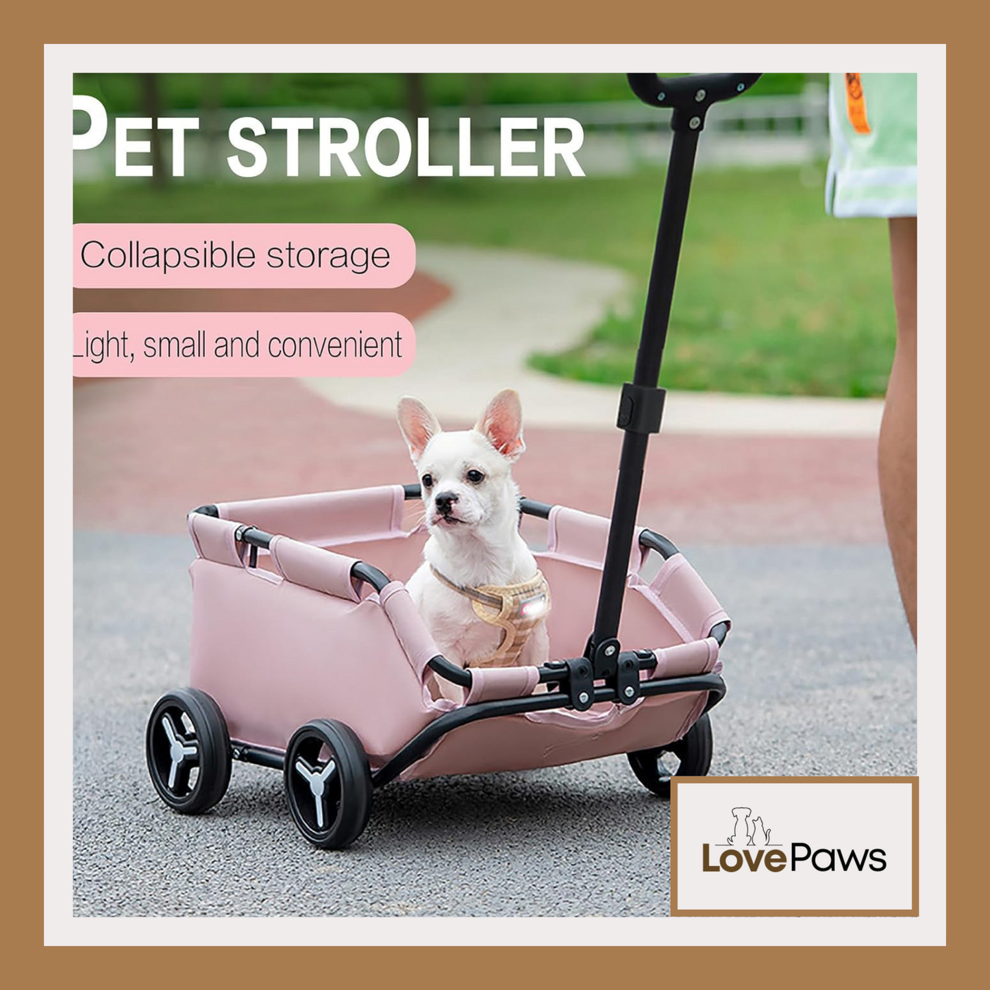Foldable & Portable Trolley for Dogs and Cats