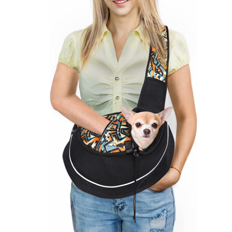 Crossbody Pet Carrier Bag for Small Dogs & Cats