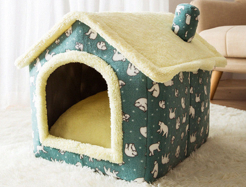 Foldable Winter Pet Villa