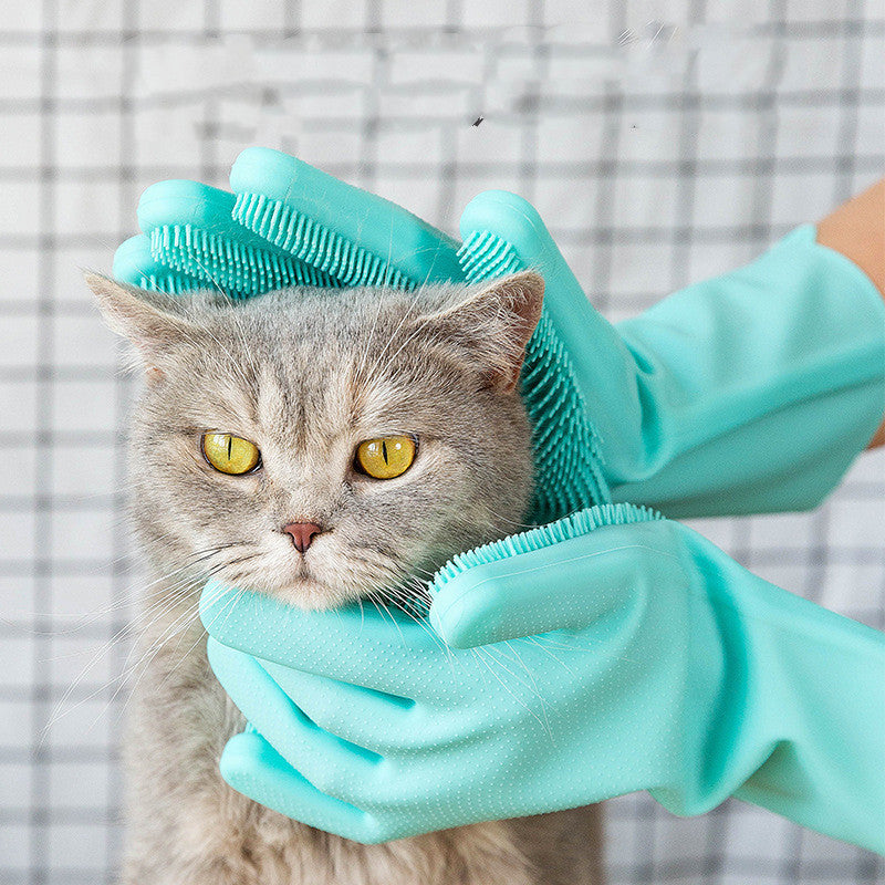 Cat Massage Grooming Glove