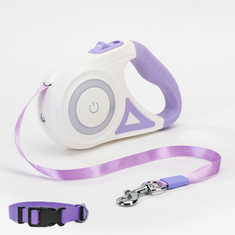 Retractable Dog Leash with Optional Collar