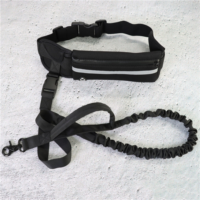 Hands-Free Dog Leash with Waist Belt