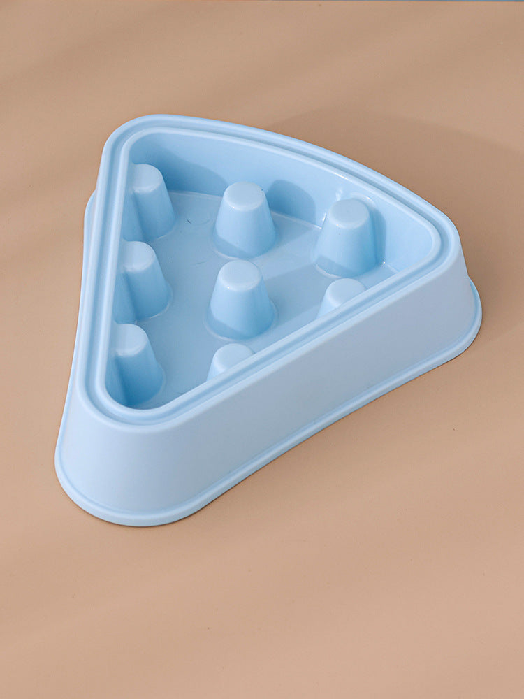 Cartoon Pizza Slow Feeder Bowl