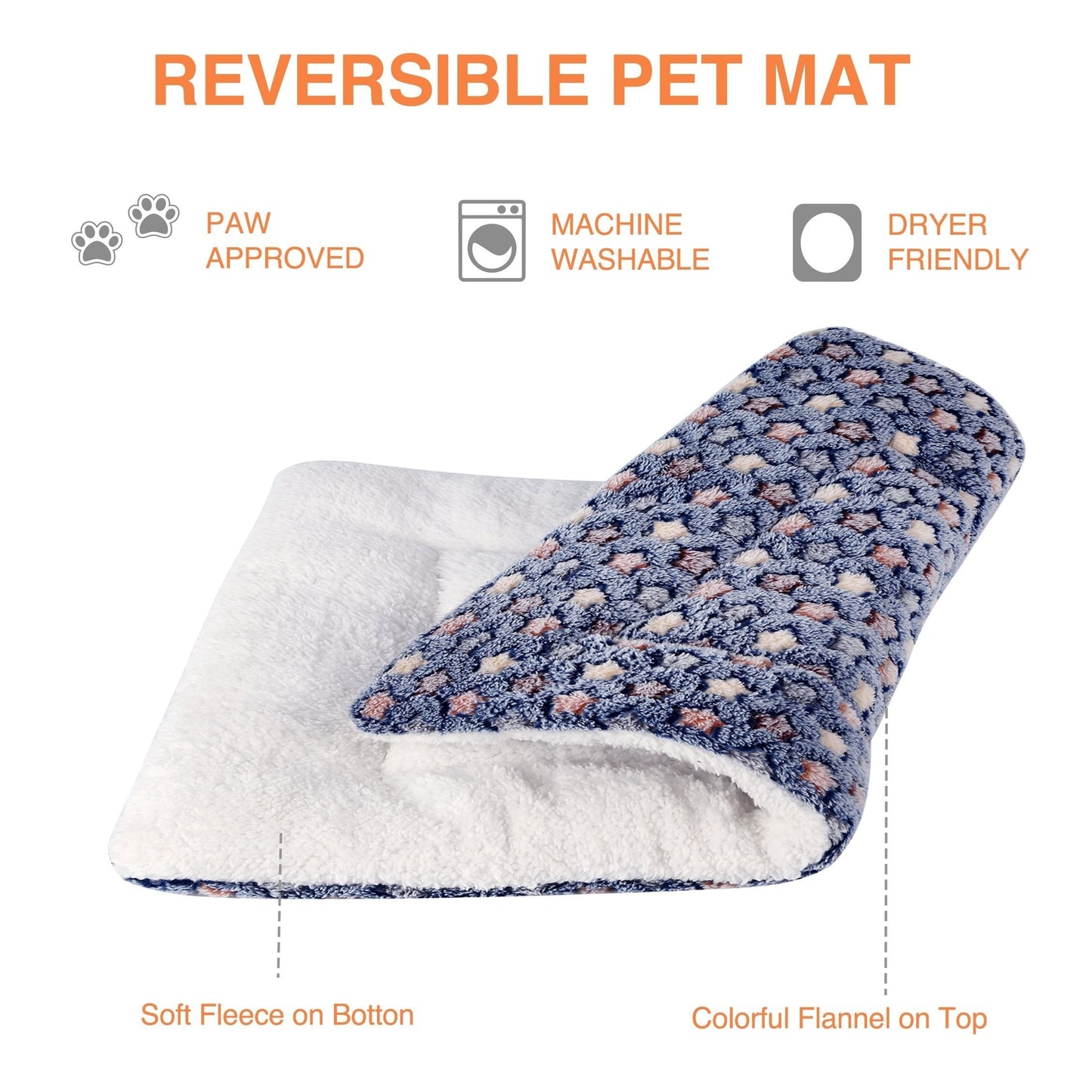 Reversible Fleece Crate Mat