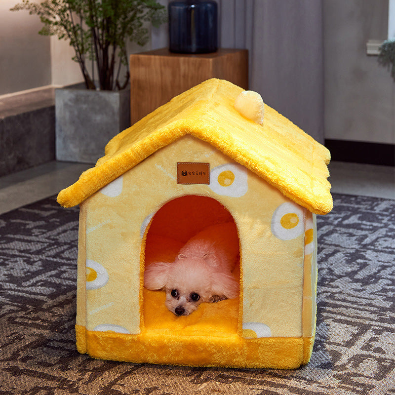 Foldable Winter Pet Villa