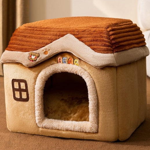 Foldable Winter Pet Villa