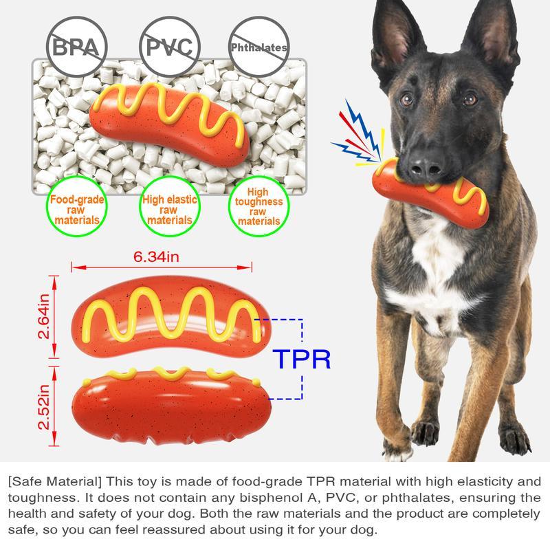 PPOKEl Hot Dog Chew Toy